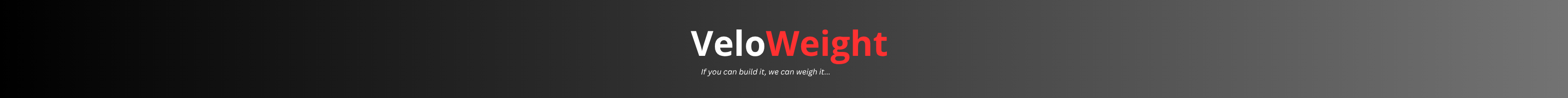VeloWeight Footer